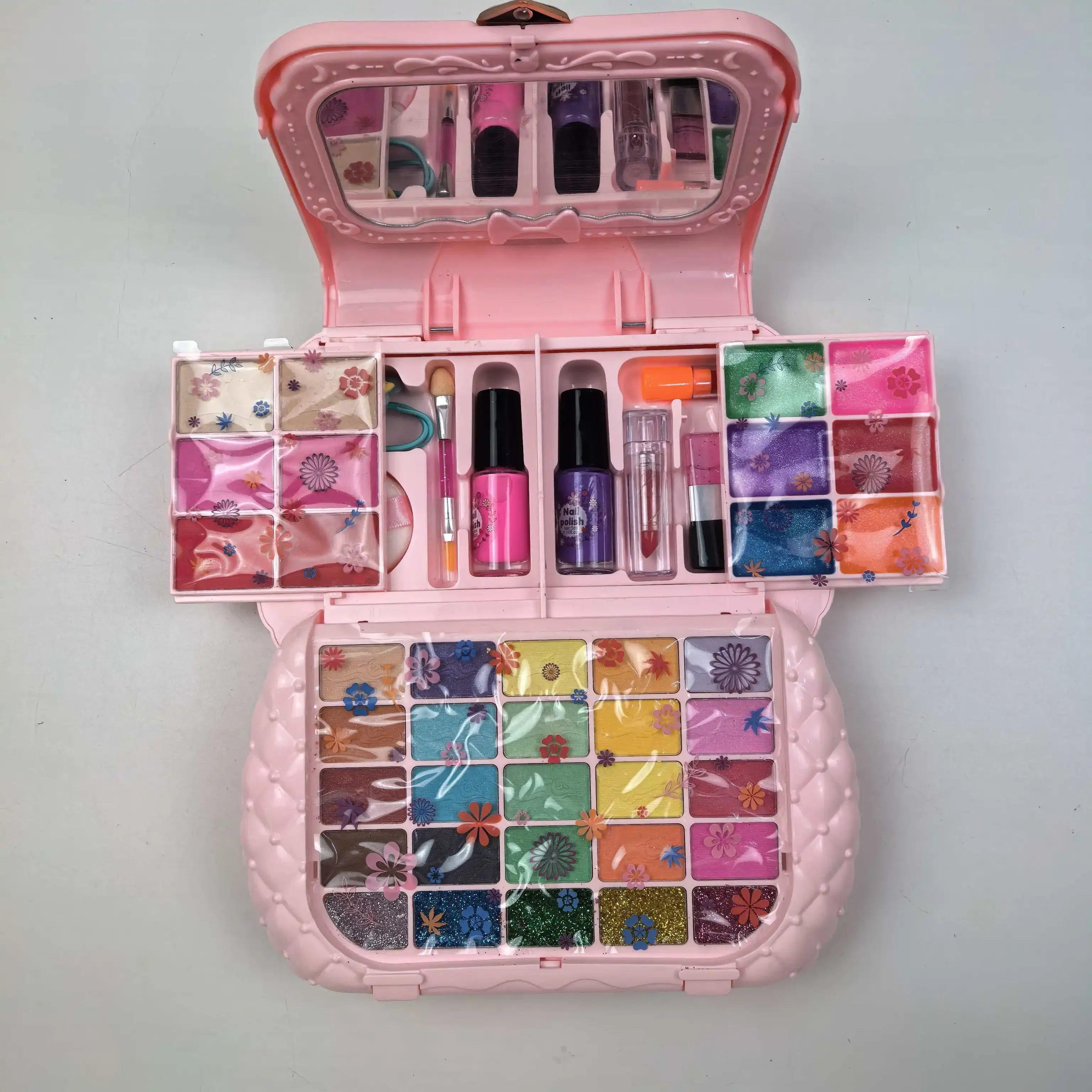 صندوق ألعاب مكياج بحقيبة كتف واحدة #6