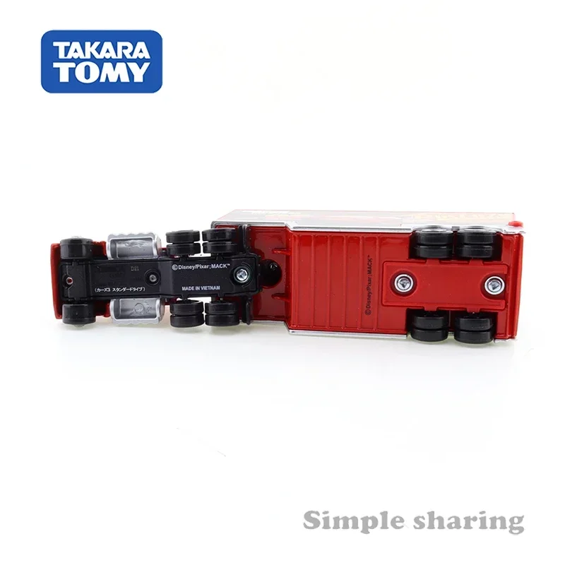 Takara Tomy Tomica Disney/Pixar Tomica Collection Mack Car Alloy Motor Vehicle Diecast Metal Model Kids Xmas Gift Toys for Boys