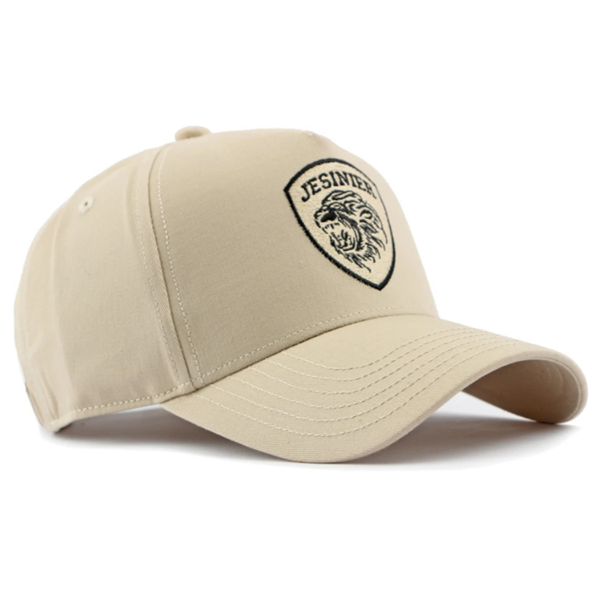 Unisex JESINIER Baseballkappen mit Löwenstickerei, Frühling und Herbst, für den Außenbereich, verstellbare Freizeithüte, Sonnenschutzhut, Sportkappe – Detail 9