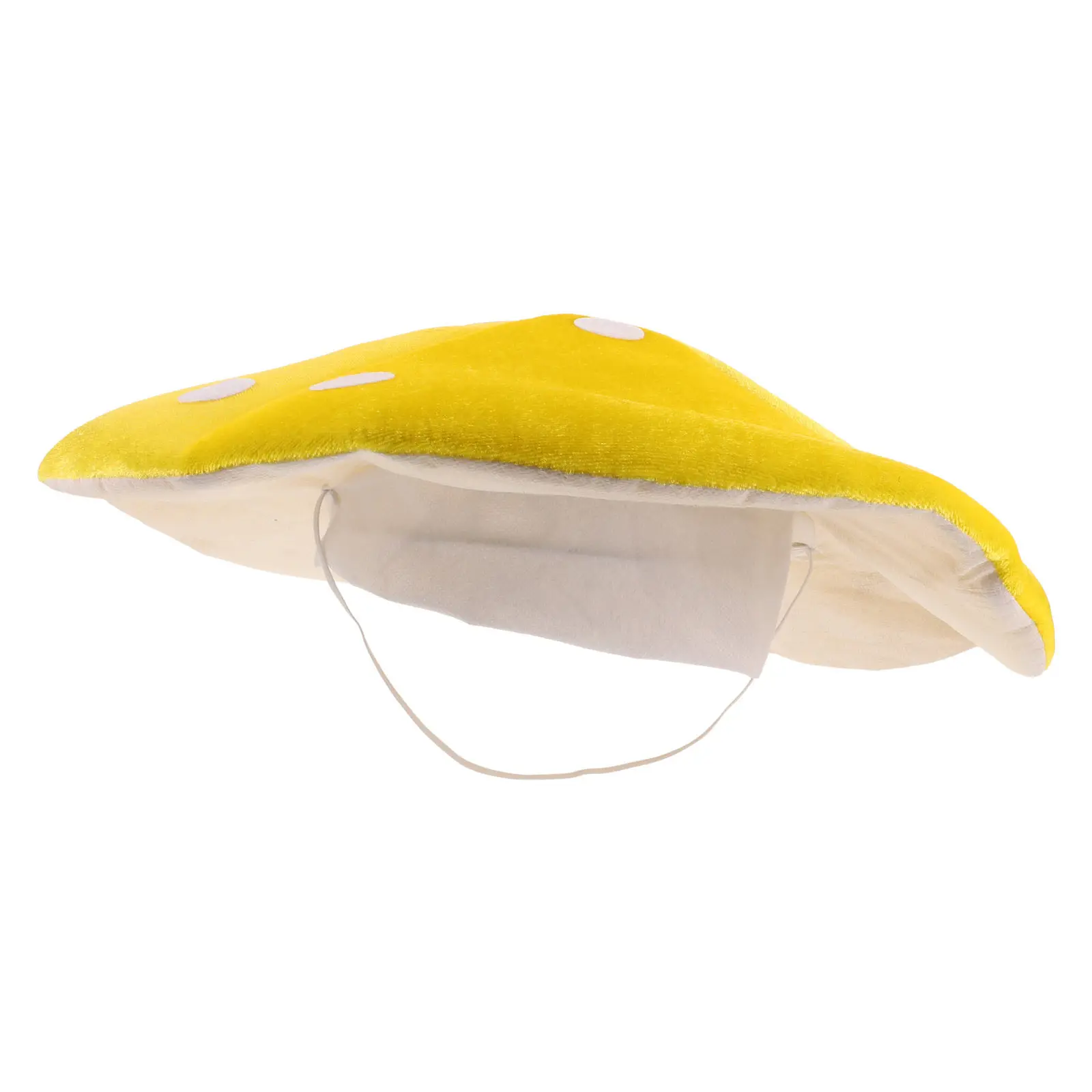 

Yellow Mushroom Hat Funny Cartoon Costume Party Accessory Kids Birthday Festival Decor Mushroom Cosplay Hat Clown Cap