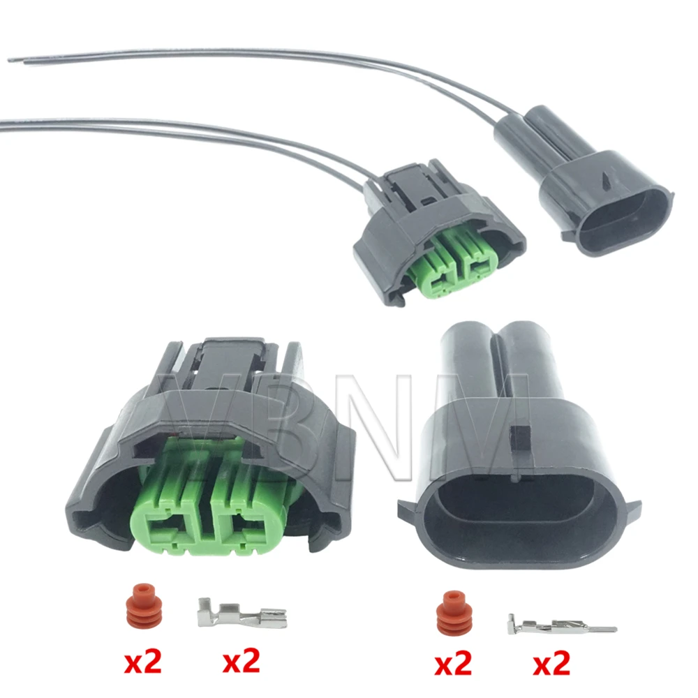 2 Pin 6189-0935 AC Assembly H11 Fog Lamp Socket Car Waterproof Plug Auto Wire Harmess Plug Connector For Toyota Mazda