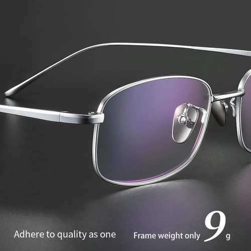 Imagen 2 del producto VICKY, gafas ultraligeras con montura pequeña para mujer, diseño geométrico, gafas antiluz azul para hombre, se pueden personalizar con prescripción 8027