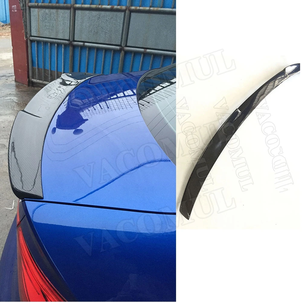 

VACOMUL Carbon Fiber Rear Wing Spoiler Auto Racing Car Trunk Boot Lip Wing Spoiler for Audi A3 S3 Sedan 2013 - 2018 Bumper