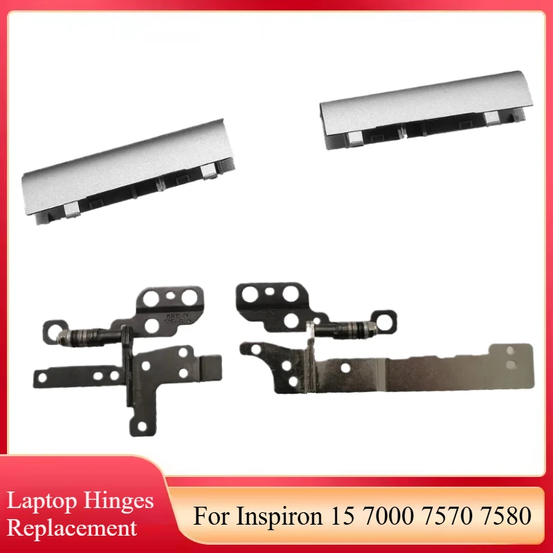 

Original Laptop LCD Screen Hinges For DELL Inspiron 15 7000 7570 7580 Hinges Cover Left&Right Silvery Replace Pars P/N:0JGG5C