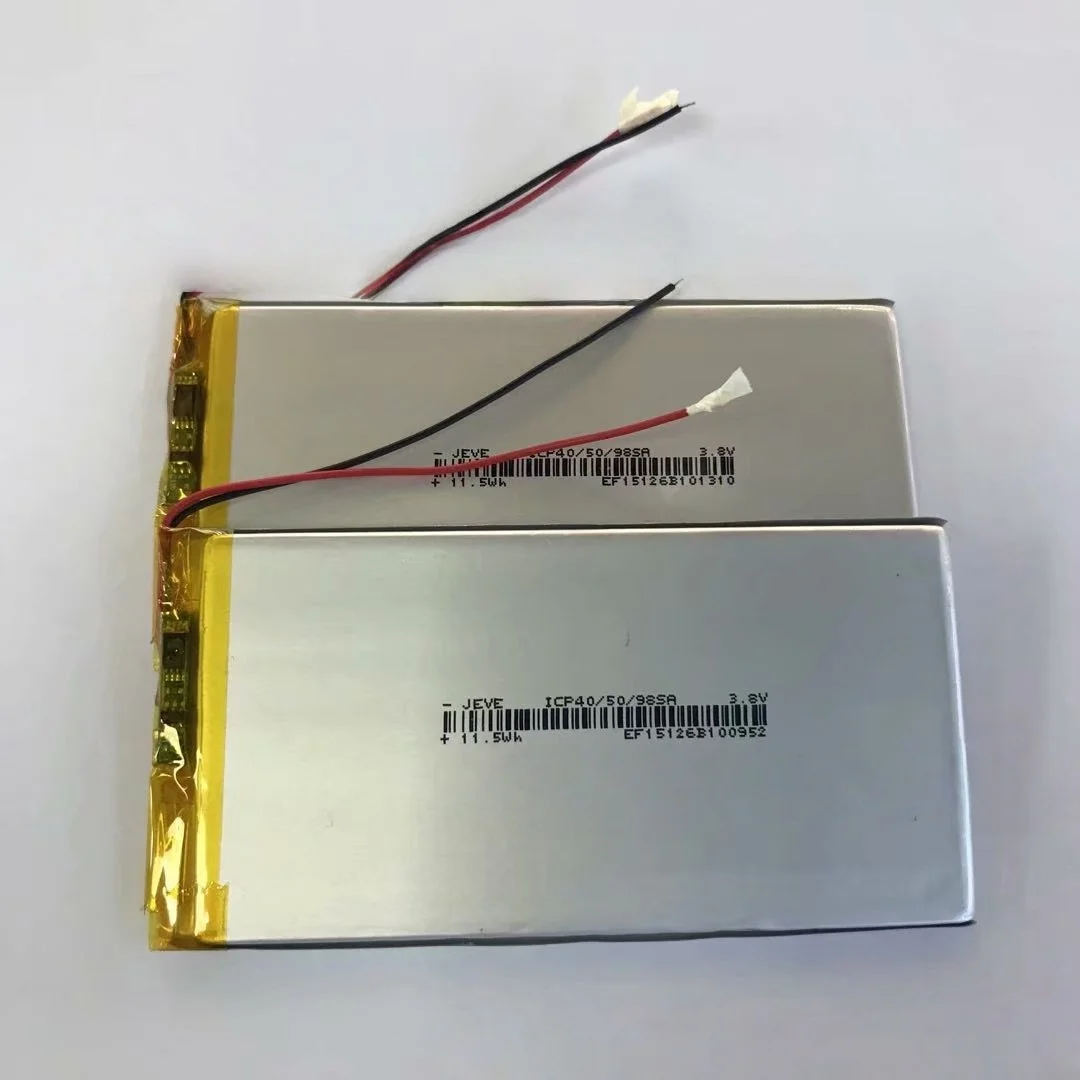 405098 Polymer Li-Po Battery 3100mAh 3.8V High Voltage Built-in Battery for Mobile Phones & LED Lights