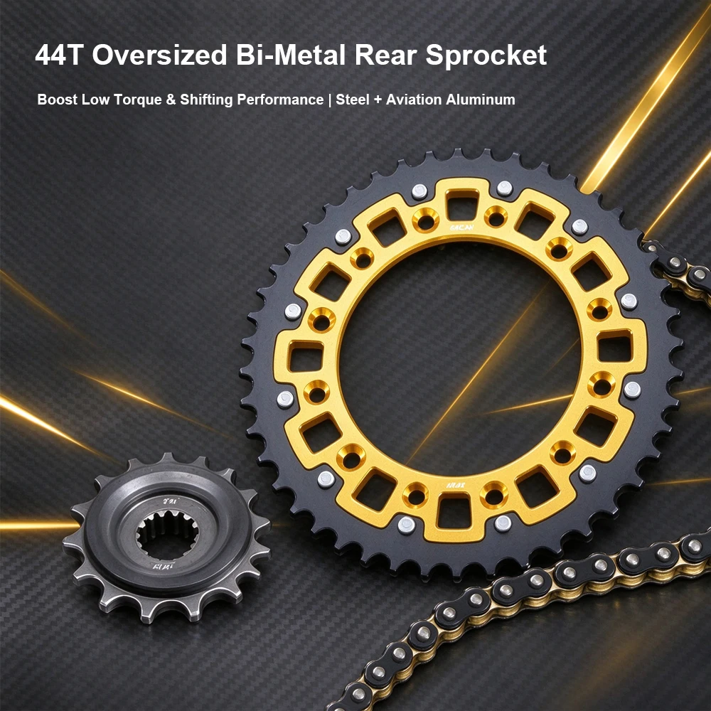For CFMOTO 800NK Chain Sprocket Kit Enlarged Silent Sprocket Oil Seal Chain Modified Drive Gear Set Increase Torque Accessories