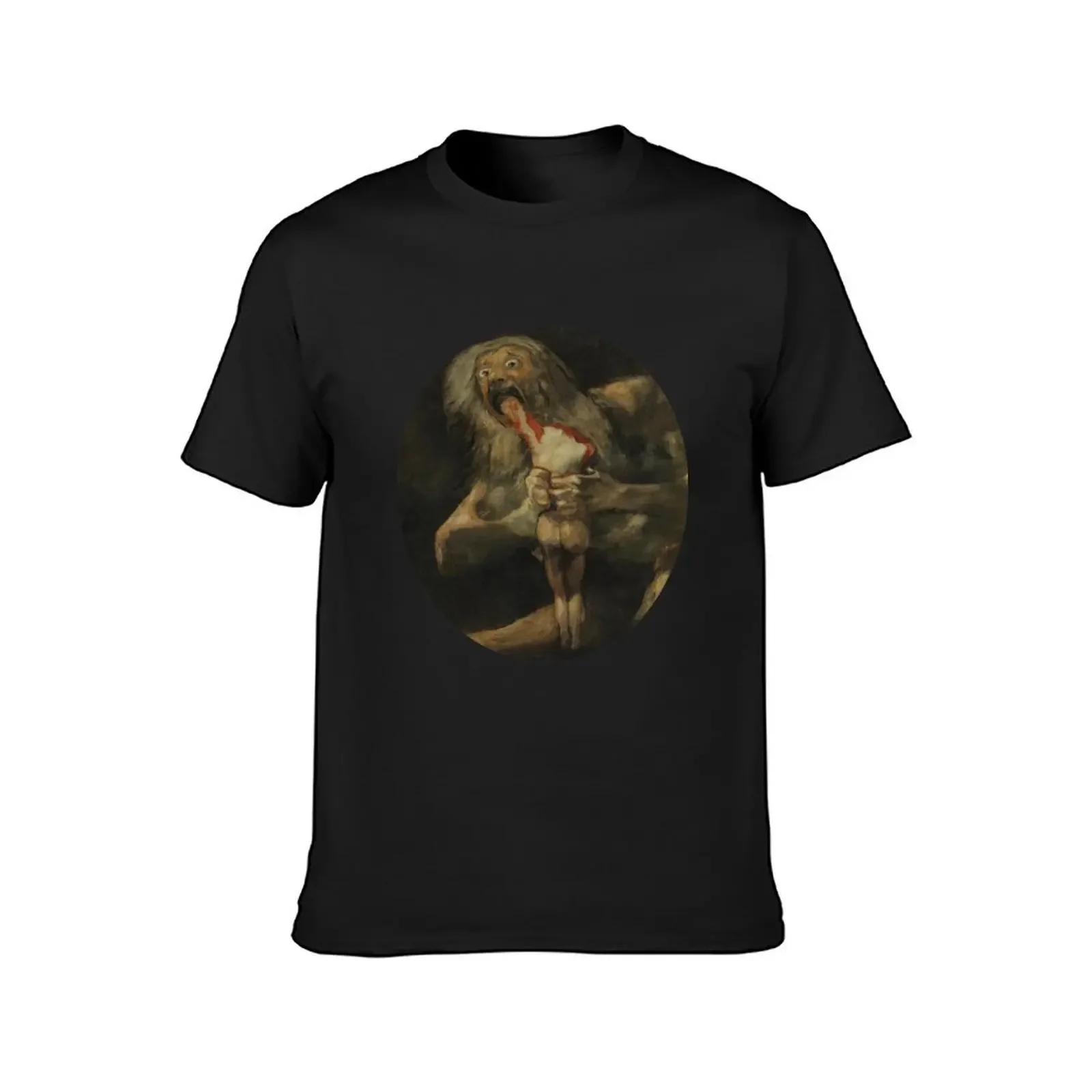 Francisco Goya Saturn Devouring His Son Saturno che divora i suoi figli T-Shirt cotton graphic tees men tshirt