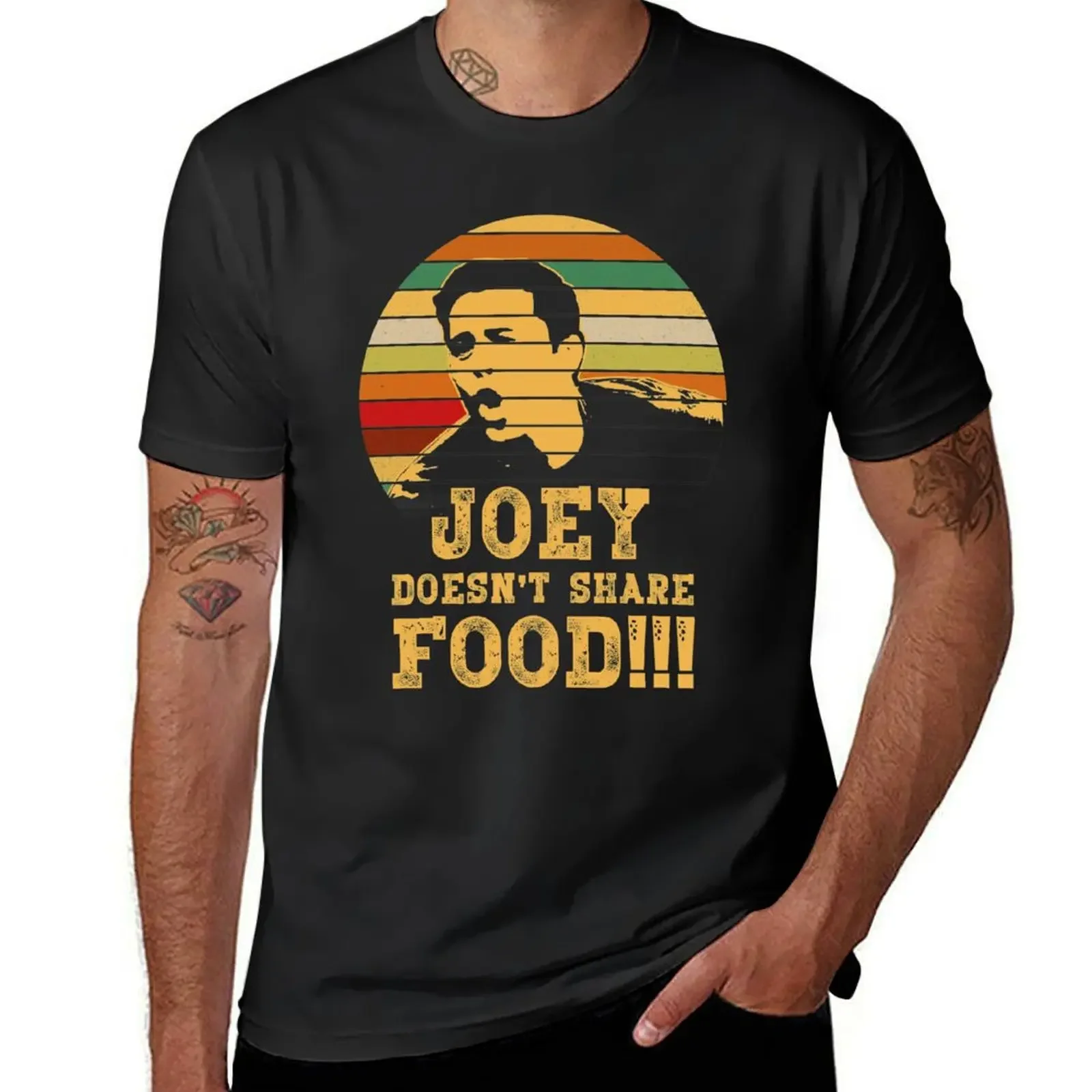 Joey Doesn't Share Food Funny Gift T-Shirt cute tops plus size tops mens cotton t shirts