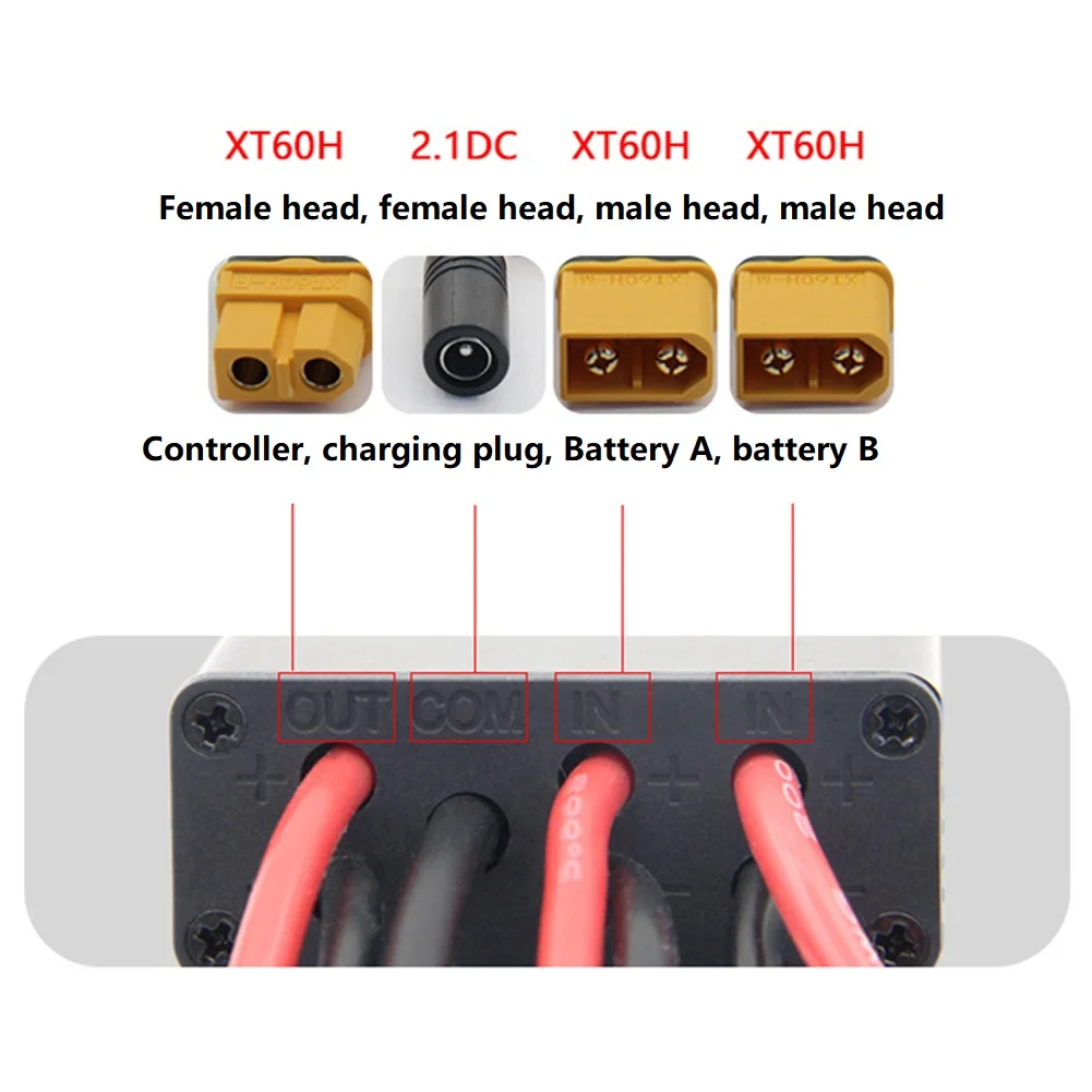 Package E Bike Input Voltage V Adapter Balance Battery Charger E Bike Module Parallel Simultaneous Discharge Module