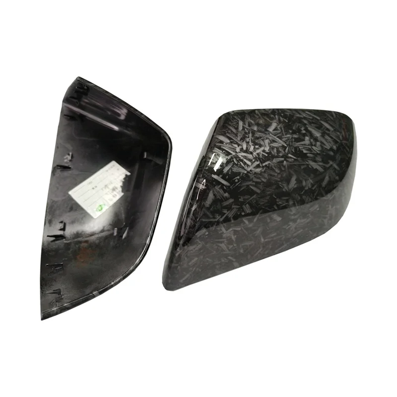 

Car Rear Mirror Cover Cap For Tesla Model 3 Water Transfer Forging Pattern Rearview Mirror Shell