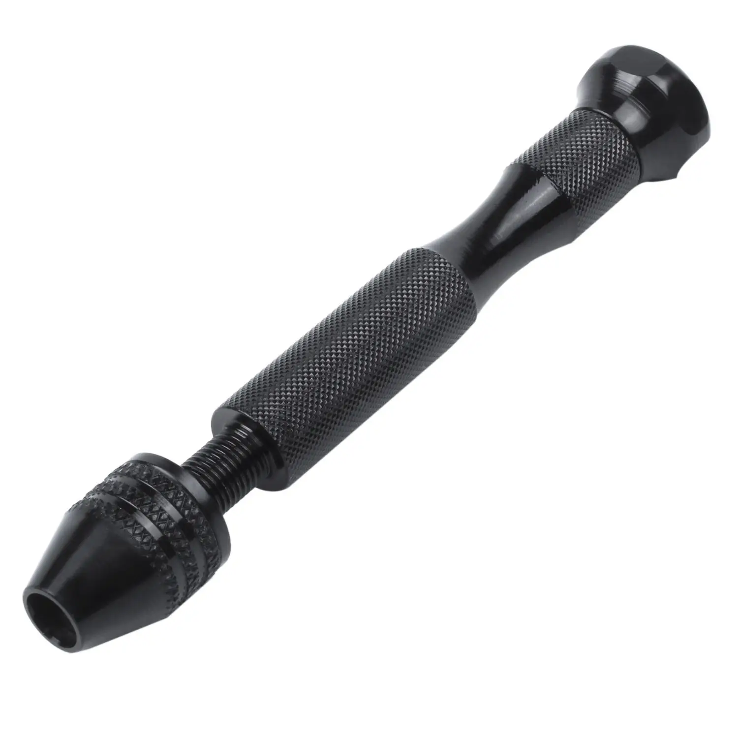 Set di punte elicoidali a mano, morsa a perno di precisione fai-da-te modello Mini trapano a spirale manuale con punte Micro-trapano da 25 pezzi da 0.3mm a 3.0mm (nero)