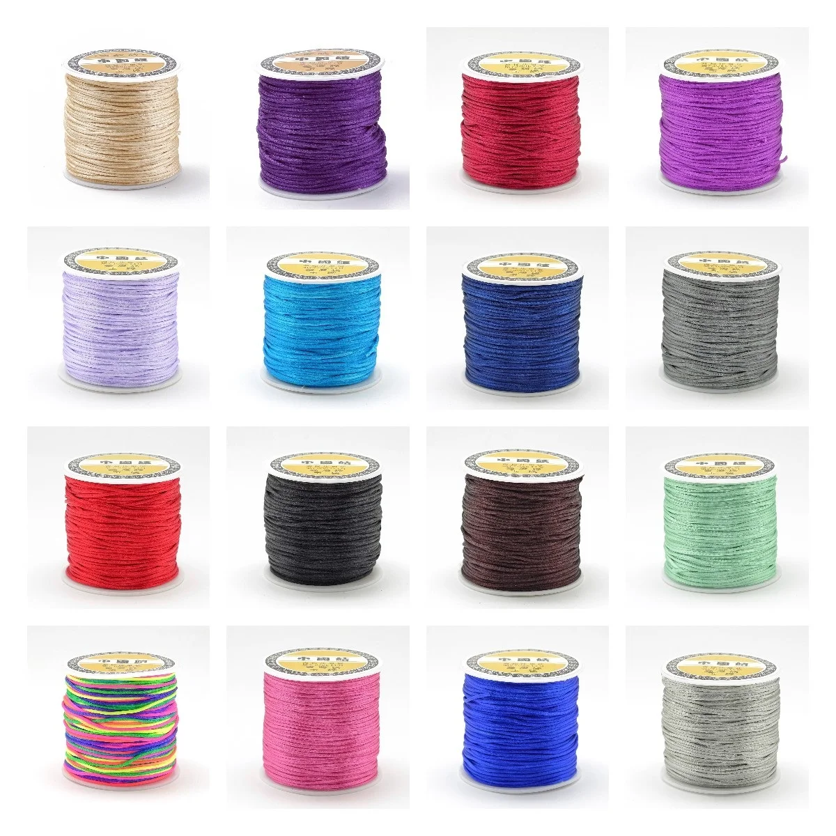 

70m Nylon Thread Cord 1mm Chinese Knot Macrame Rattail Satin Cord for Jewelry Making Bracelet Braid DIY Beading String Thread