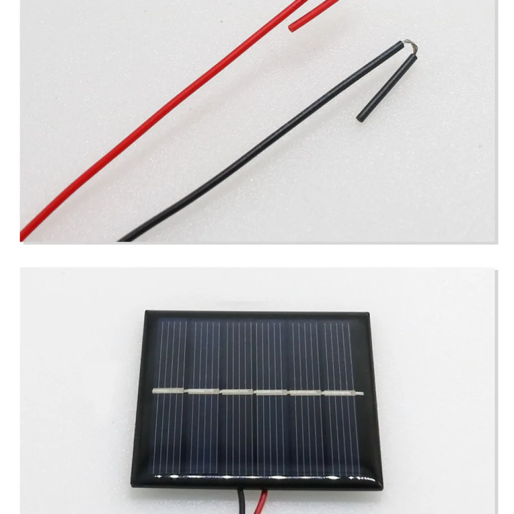 60x60mm Solar Cell Module Polycrystalline Epoxy Panel For Electronic Education DIY Science Projects Energy Solution