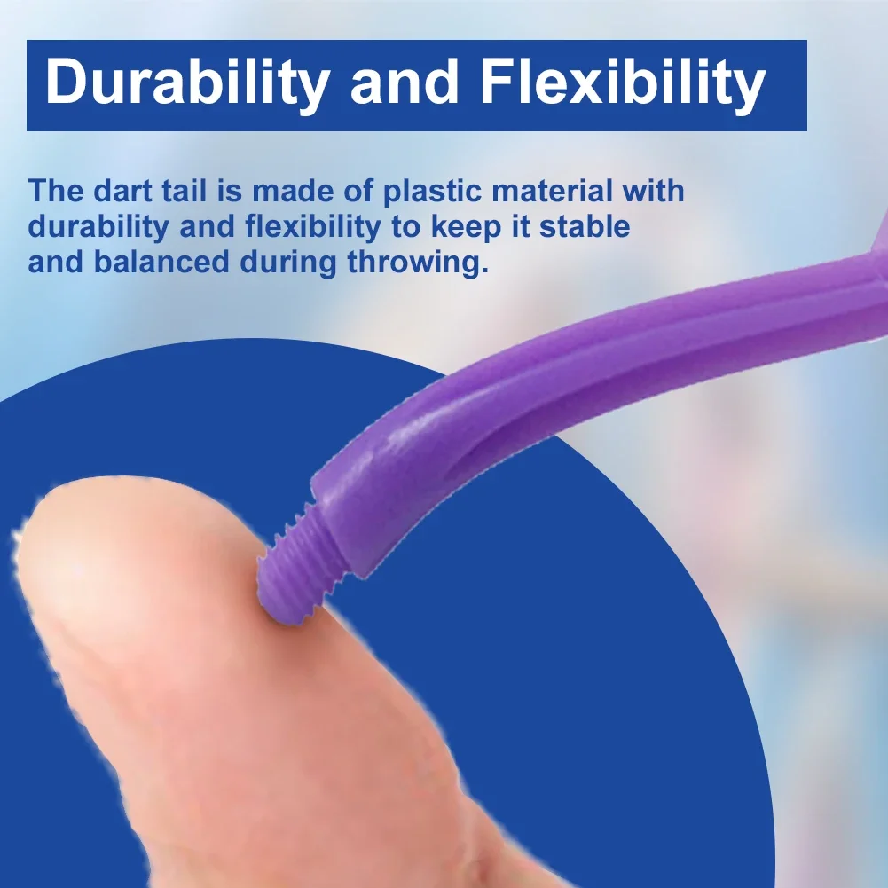 6/3 pçs 2ba integrado dardo voos eixo anti-queda profissional transparente plástico voos e eixos dardo acessórios kit