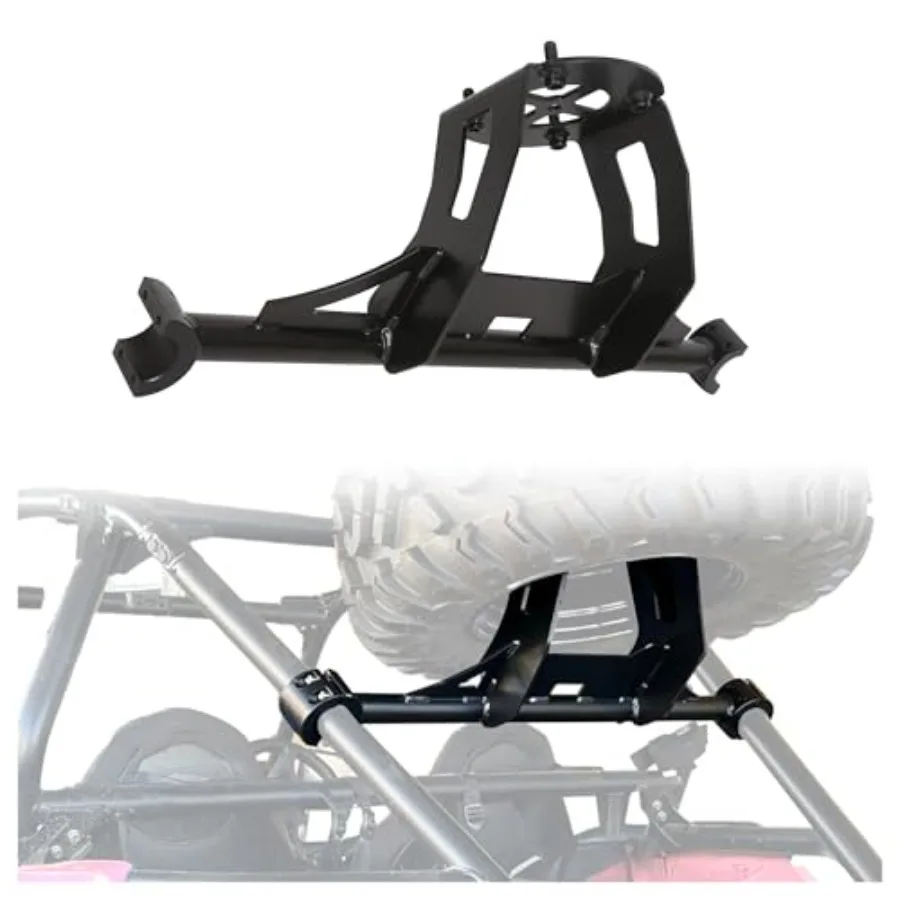 

Spare Tire Carrier Rack Mount Heavy Duty Compatible with 2014-2023 Polaris RZR XP 1000 XP Turbo XP 4 1000 UP to 30 TIRE