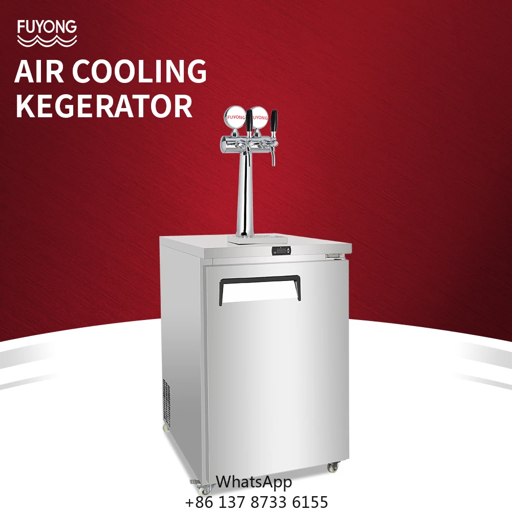 Best Quality Stainless Steel Kegerator Dispensador De Cerveza Cooler With Attractive Beer Font
