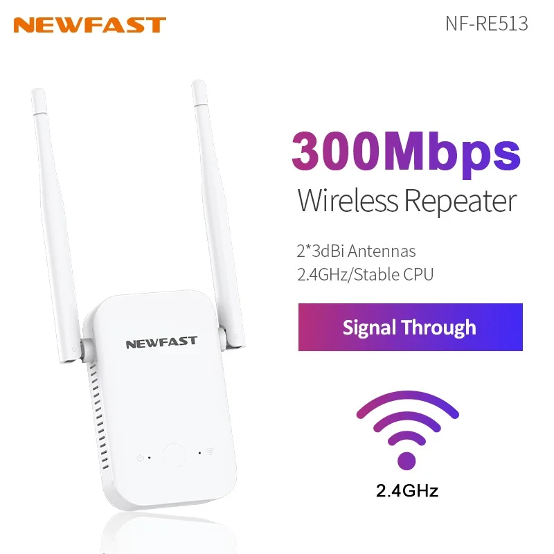 Repetidor WiFi 300Mbps 2.4G Extensor de señal Wi-Fi 80 ㎡   Roteador Repetidor Amplificador de alcance inalámbrico Amplificador Extensores de refuerzo