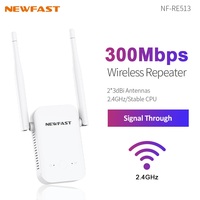 Newfast 300Mbps 2.4G WiFi Repeater Signal Extender Roteador Repetidor Wireless Range Amplifier Amplificador Booster Extenders