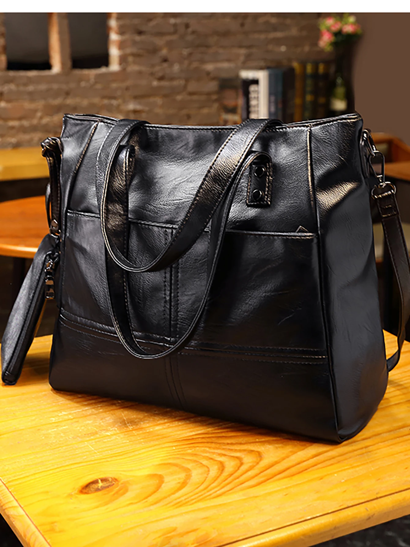Pojemna torba damska, duża torba damska, torba na ramię, torba crossbody, torebka, nadaje się do pracy, biznesu