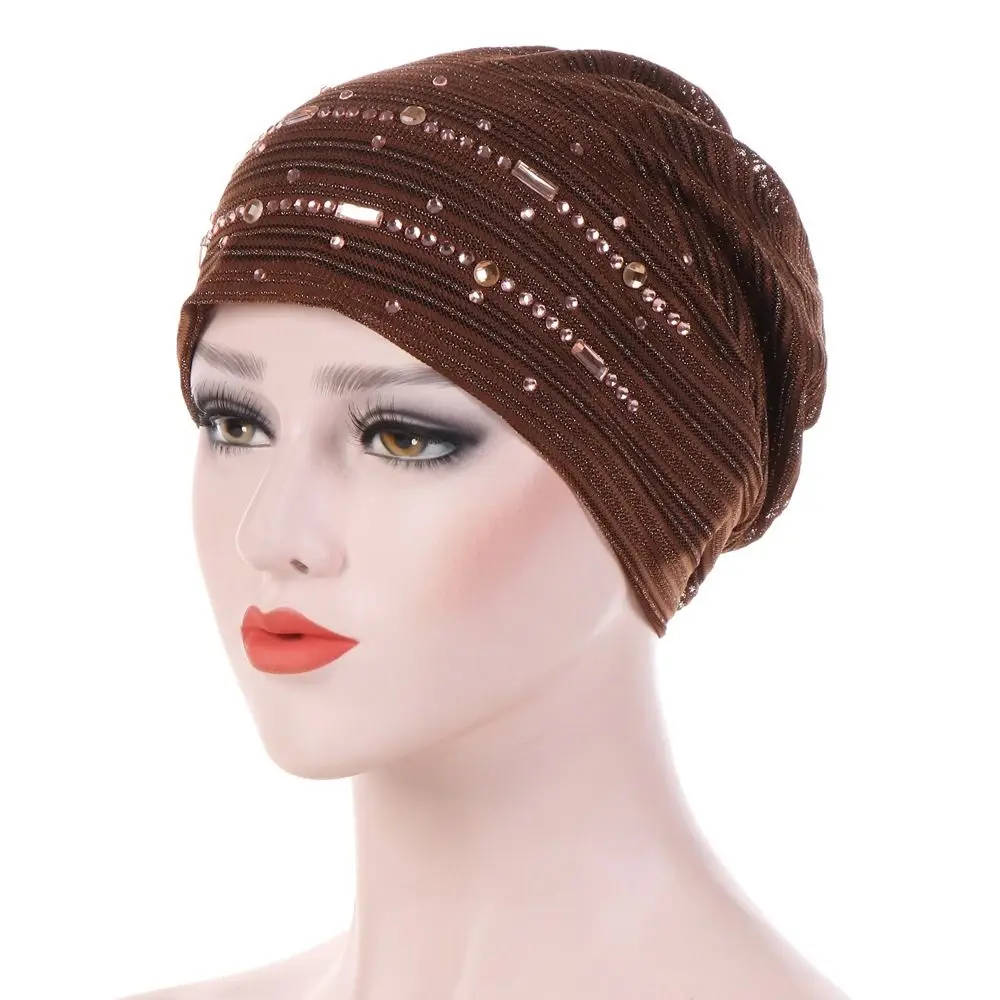 Summer Thin Lace Chemo Cap Turban Muslim Turbantes Wrap Inner Hijab Caps Headbands