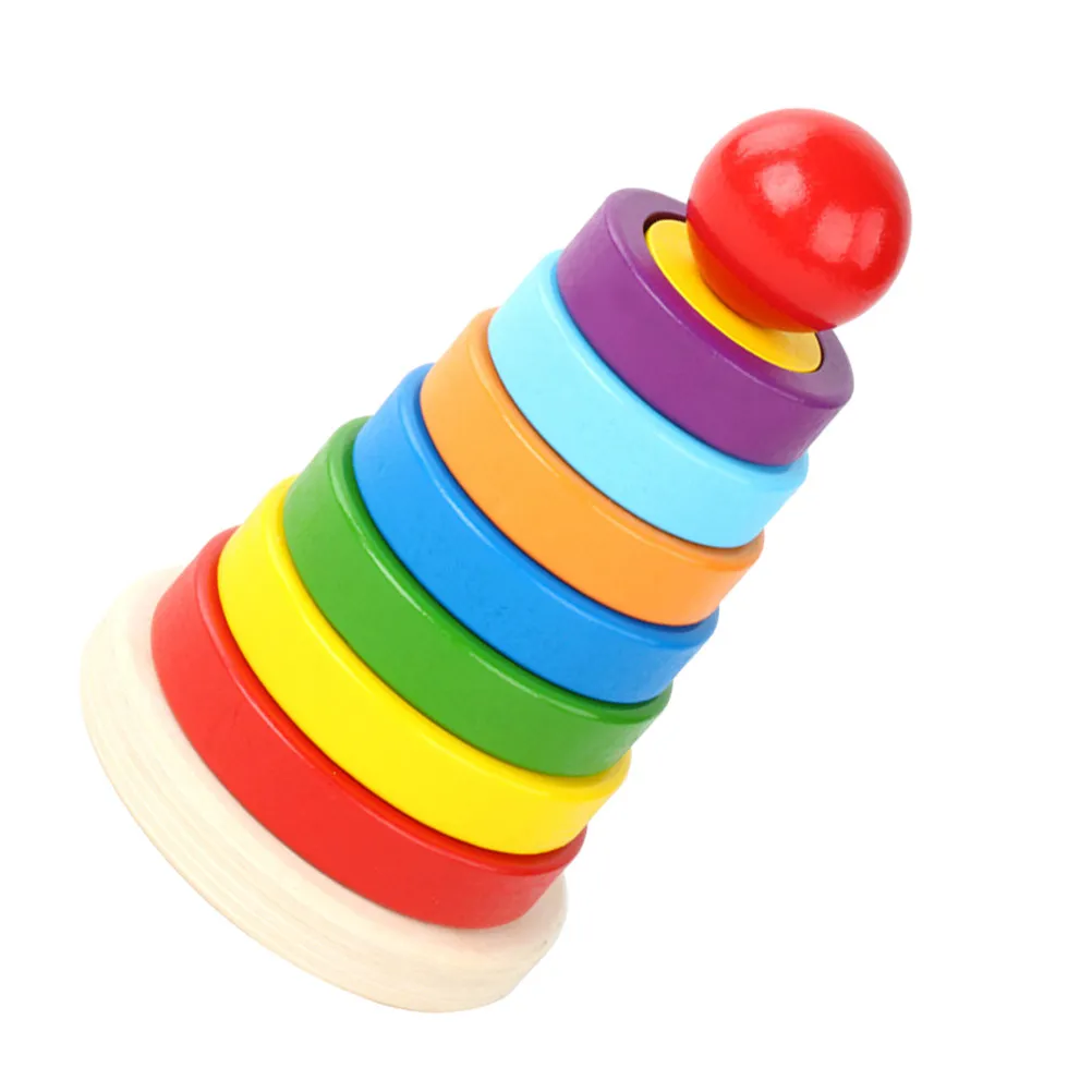 

Набор из 1 шт.: Разноцветный деревянный сортер-головоломка для развития геометрического мышления, подарок на день рождения для ребенка