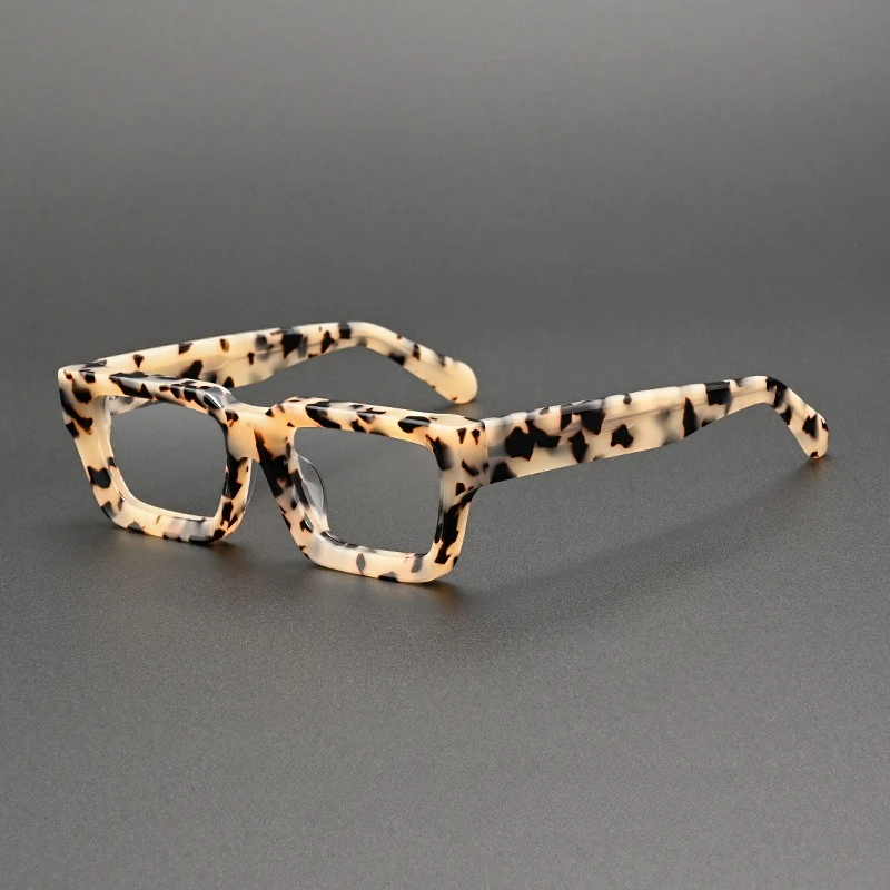 

Classics Retro Thick Acetate Glasses Frame Men Custom Optical Prescription Glasses Women Myopia Reading Anti-blue Light Eyewear