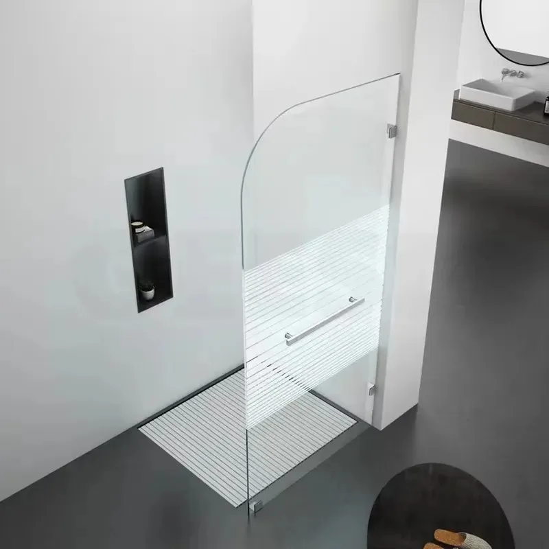 Frameless Splashproof Plate Polished Nickel Hardware Fittings