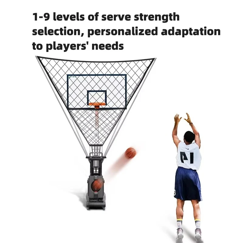 Automatic SIBOASI K3 Basketball Throwing Machine APP Control Basketball Shooting Equipment Rebounding Machine for Advanced