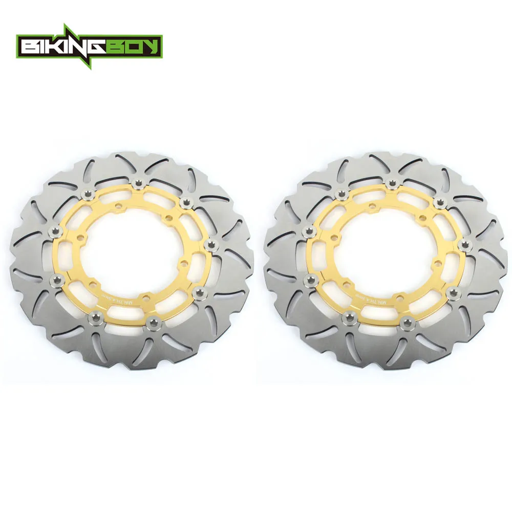 BIKINGBOY Voor K100RS K1 89 90 91 92 93 K1100LT 89-00 K1100RS 93 94 95 96 KL1100LT 93-00 97 98 99 Remschijven Schijven Rotors