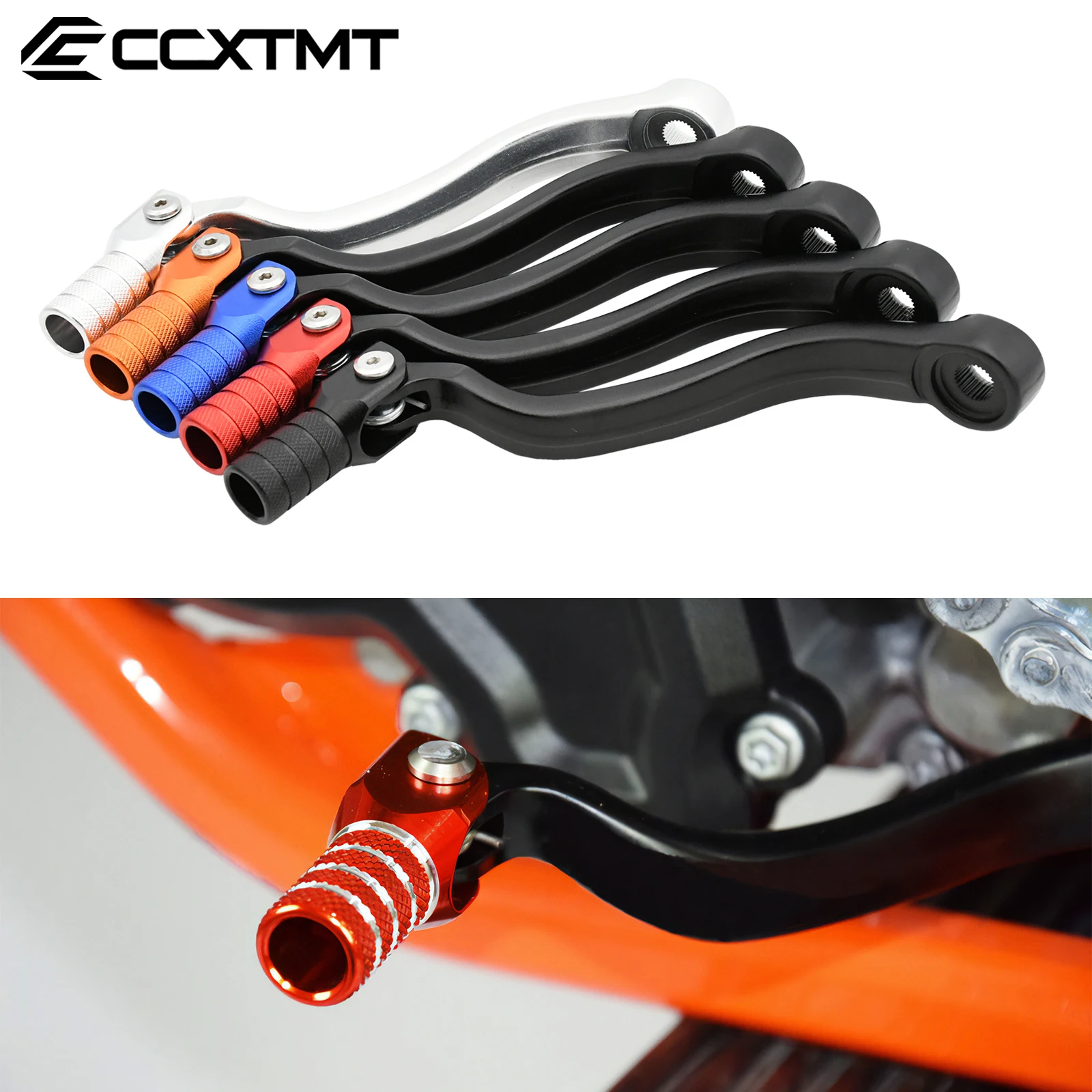 For EXC250 EXC300 Motorcycle Gear Lever CNC Shifter Shift Lever For KTM XCF SXF EXCF XCW 125 150 200 250 300 350 450 2012-2019