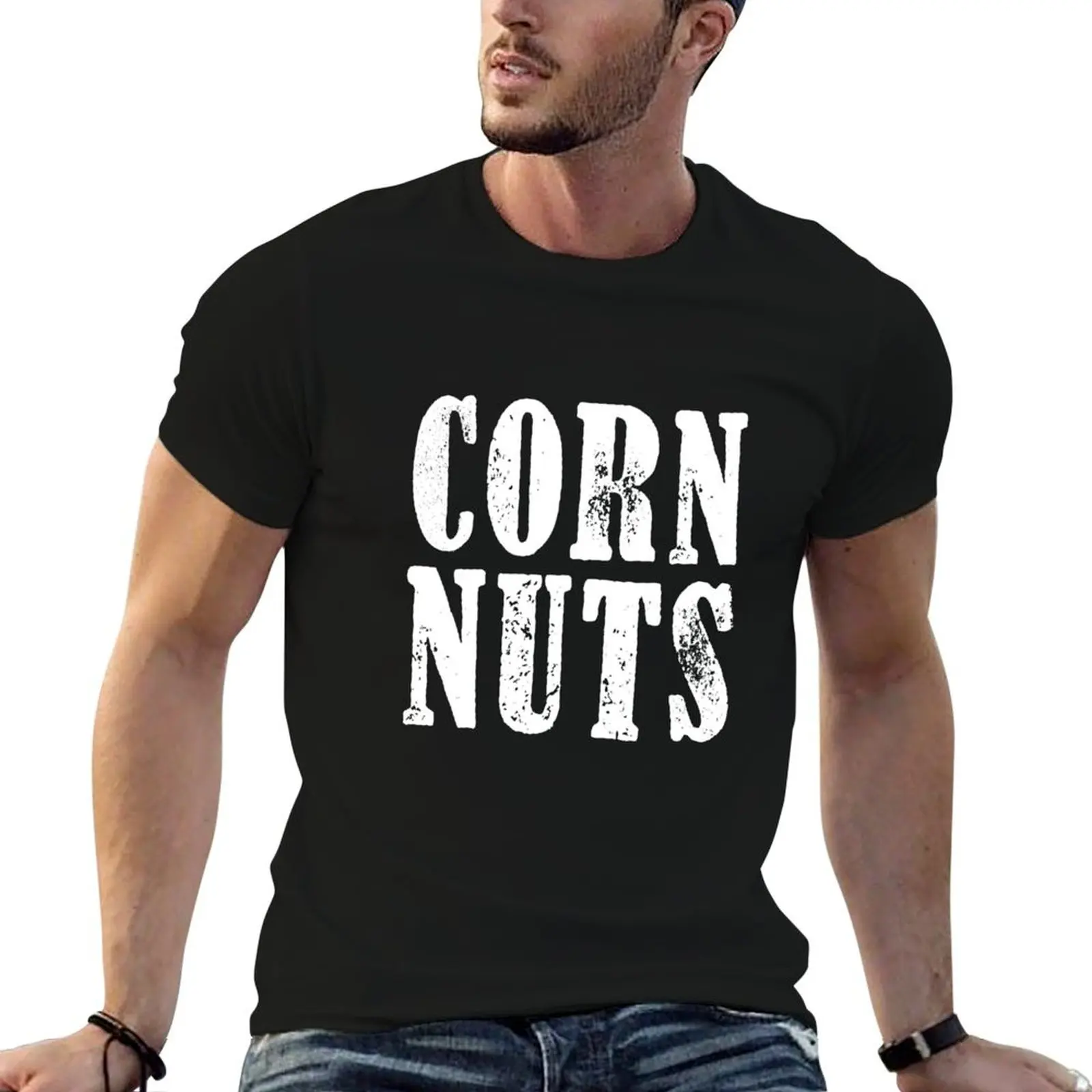 

Corn Nuts White T-Shirt t shirt men 100% cotton luxury brand man graphic t shirt T-Shirt