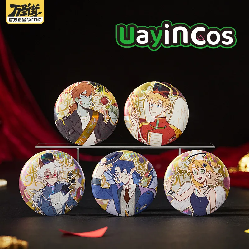 

Оригинальный All Saints Street Laser Tinplate, значок, брошь, булавки, серия «Девятая юбилей», орнамент, аксессуары для кукол, аниме-фигурка Gam