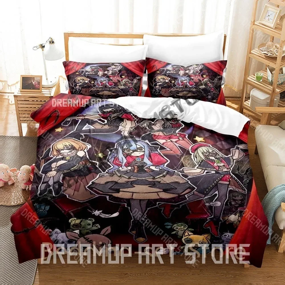 3D Print Ave Mujica BanG Dream Bedding Set Single Twin Full Queen King Size Bed Set Adult Bedroom Duvetcover Sets Bed Sheet