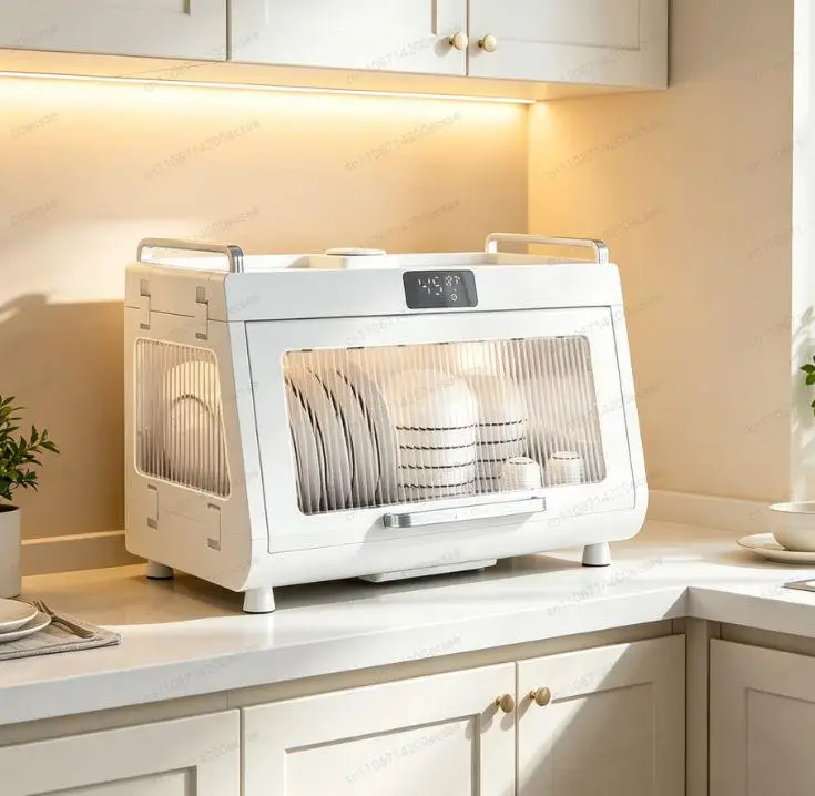 

Multifunctional Kitchen Storage Cabinet with Sterilization