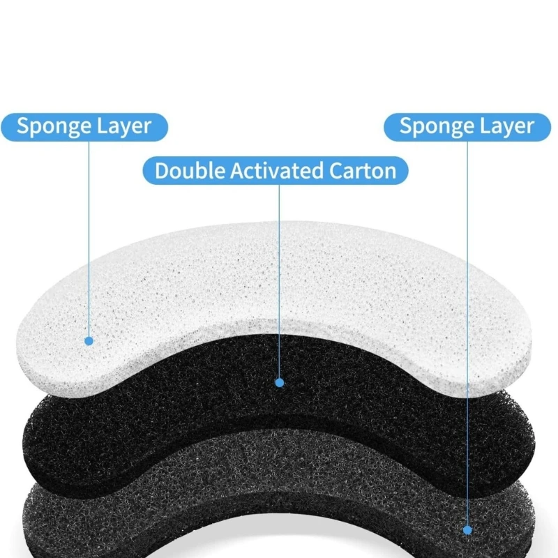 

Set of 4/8 Cats Water Fountain Filters Replacement Dog Fountain Filter Sponge Cotton Filter Foam for Water Purifications