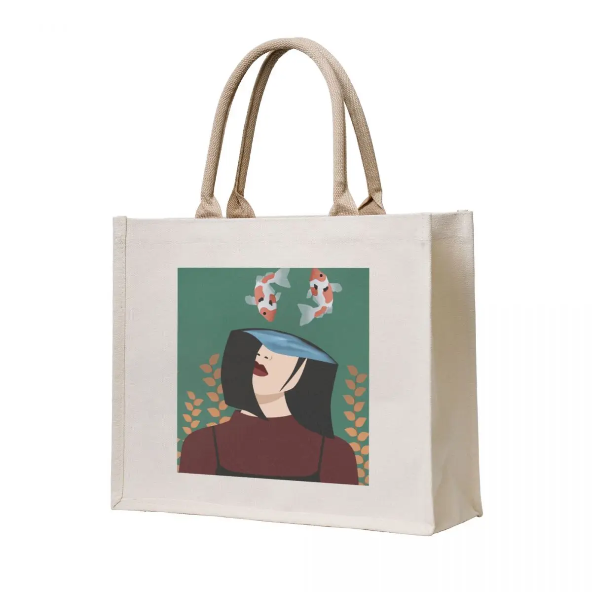 

Koi Fish Tote Bag Gift bag custom tote bag sac pour femme