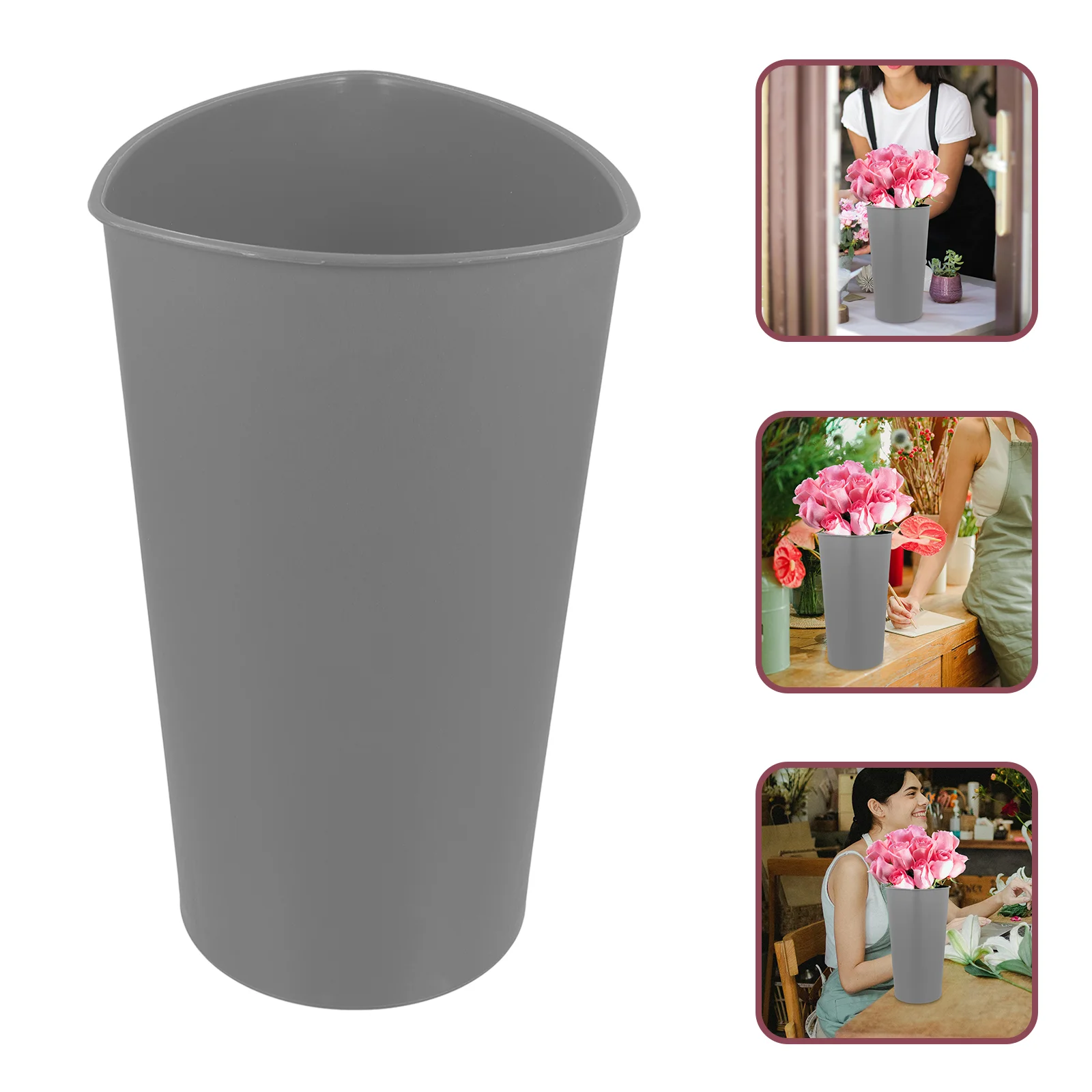 

Floral Supplies Plastic Flower Buckets Garbage Can Umbrella Stands for Entryway