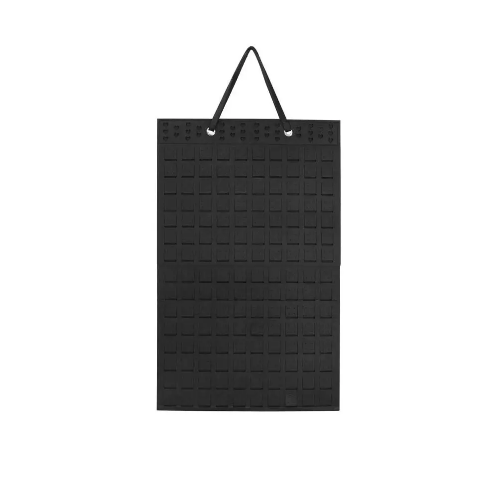 

1 Pcs New Black Jewelry Holder Organizer Multilayer Felt Earring Organizer Multifunction Necklace Holder Bedroom