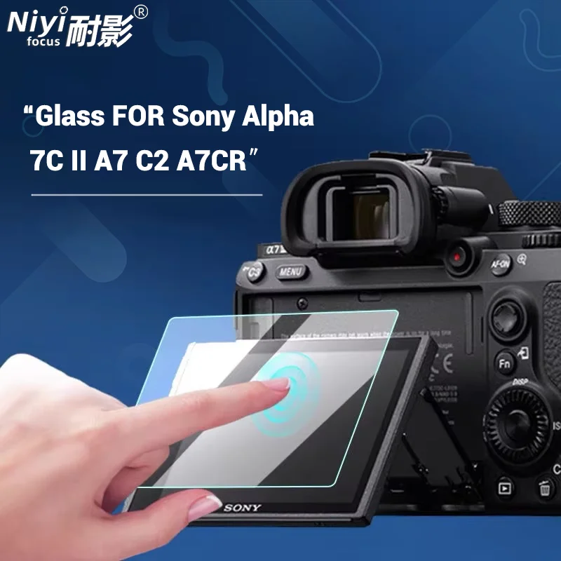 1/2/3PCS Protetor de Tela de Vidro Temperado para Sony Alpha 7CII A7 C2 A7CR A6700 A6400 ZV1 ZV1II Câmera Filme de Tela LCD