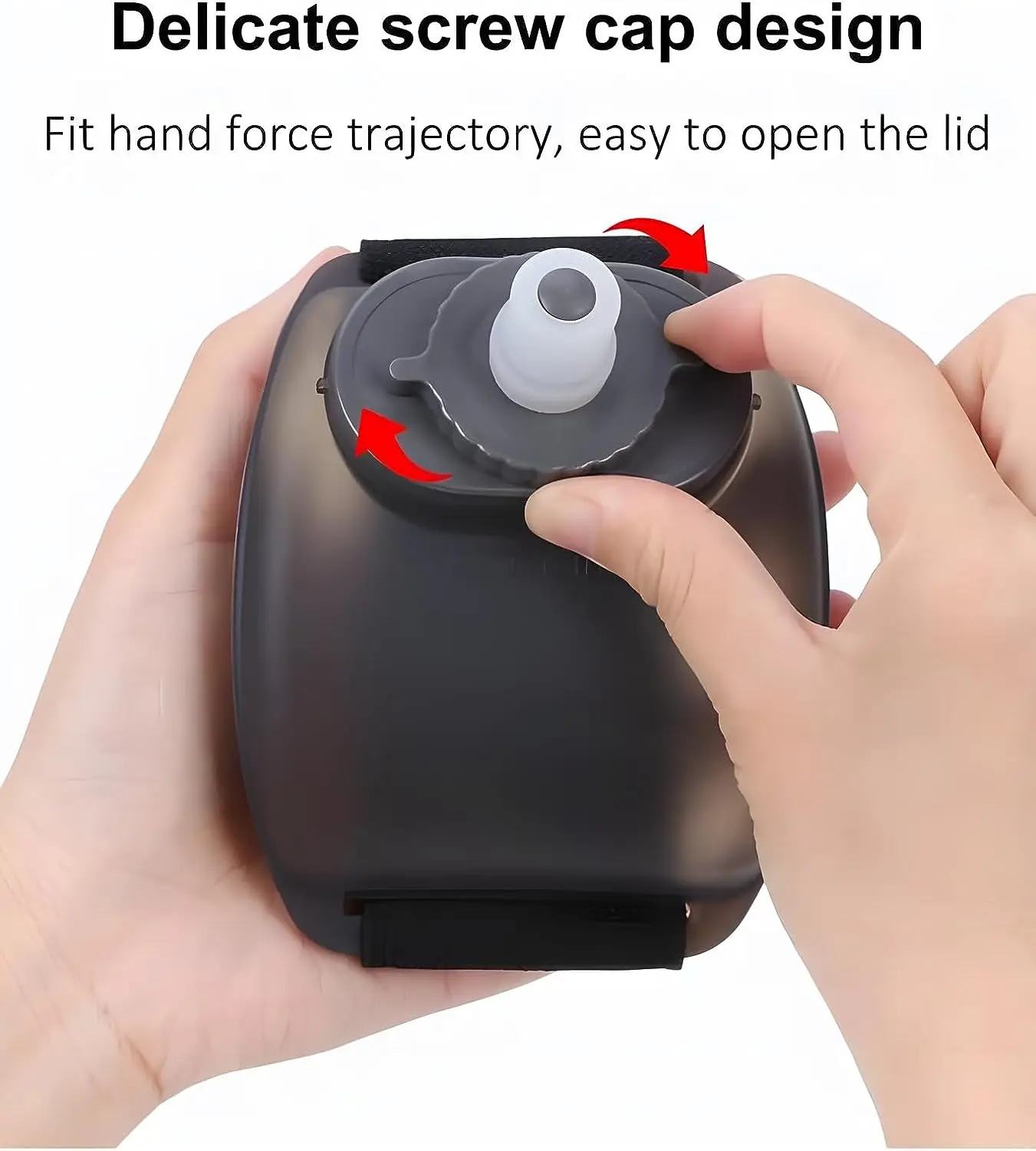 حامل غلاية زجاجة مياه صغيرة للجري للمعصم، حقيبة تخزين للمعصم، حزمة ترطيب، دورق ناعم لركوب الماراثون واللياقة البدنية والتسلق