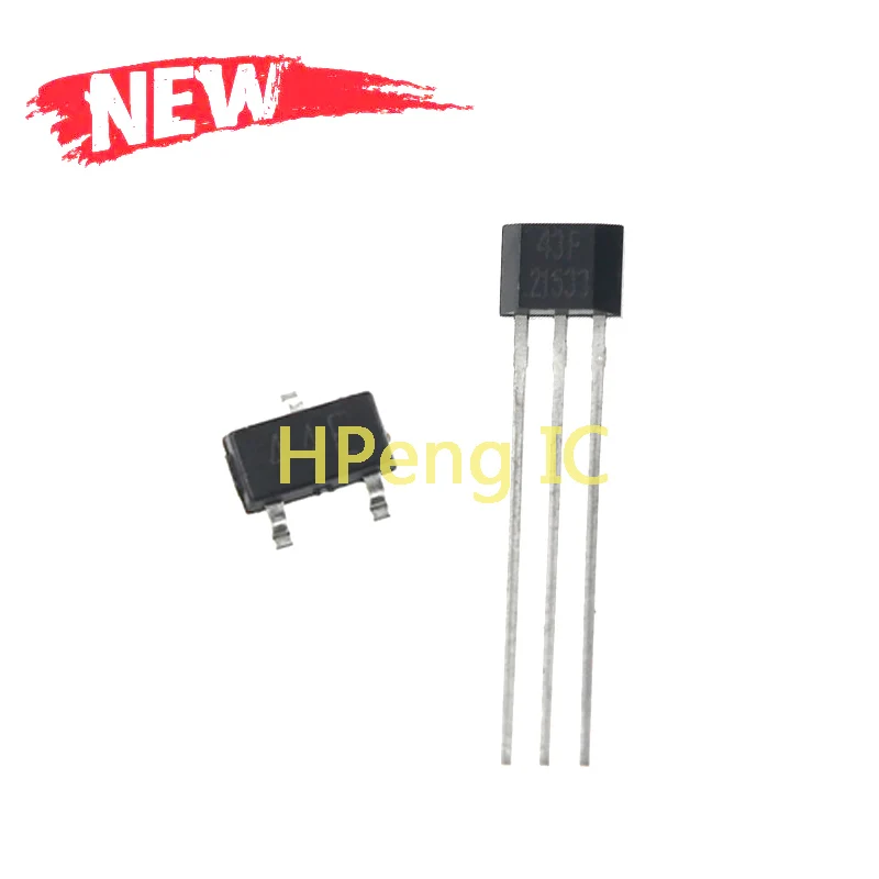 50pcs Hall Effect Sensor Switch 41F 43F E 49E 503 17CA 3144 49138 U18 OH137 AH469 AH462 AH463 Element Brushless Electr