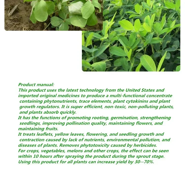 20g Soluble Cytokinin Fertilizer Plant Food Root Growth Medicinal Hormone Garden Bonsai Crop Increase Yield Improve Resistance