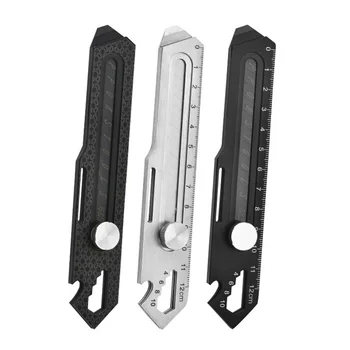 10 في 1 سكين متعدد الأغراض رائعة فائدة الفن القرطاسية السكاكين 3CR13 جميع الصلب توفير العمالة أداة صندوق الة قطع الورق الحرف