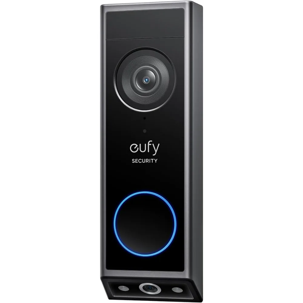 Video Doorbell with Dual Cameras, 2K Full HD, Color Night Vision, Wired/Battery, Delivery Protection, No Monthly Fee