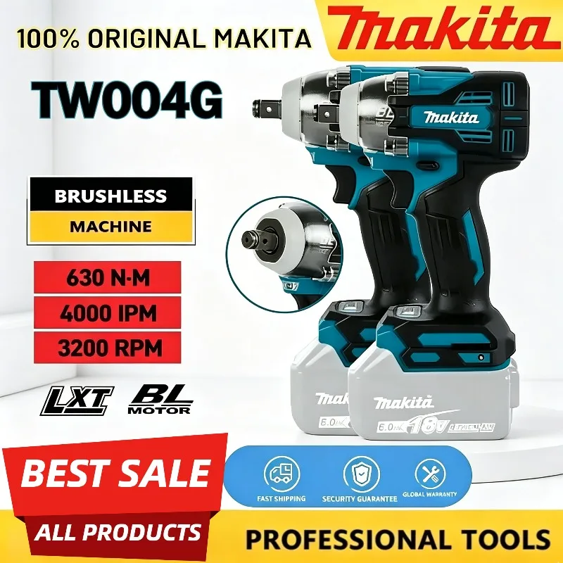 マキタ-tw004g-コードレスブラシレス充電式マキタ-tw004g-ドライバードリルドライバー-30nm-18v-バッテリー電動工具用