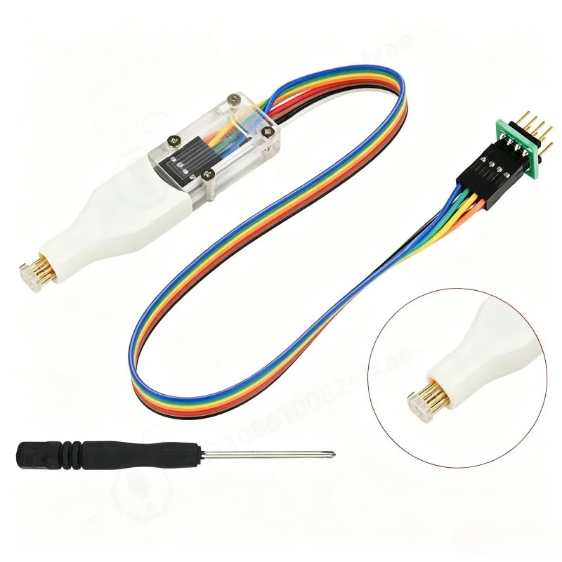 SOP8 WSON8 QFN8 Adapter Clip Chip Flash Read Write Probe Test Socket Programmer for BIOS EEPROM Motherboard Repair