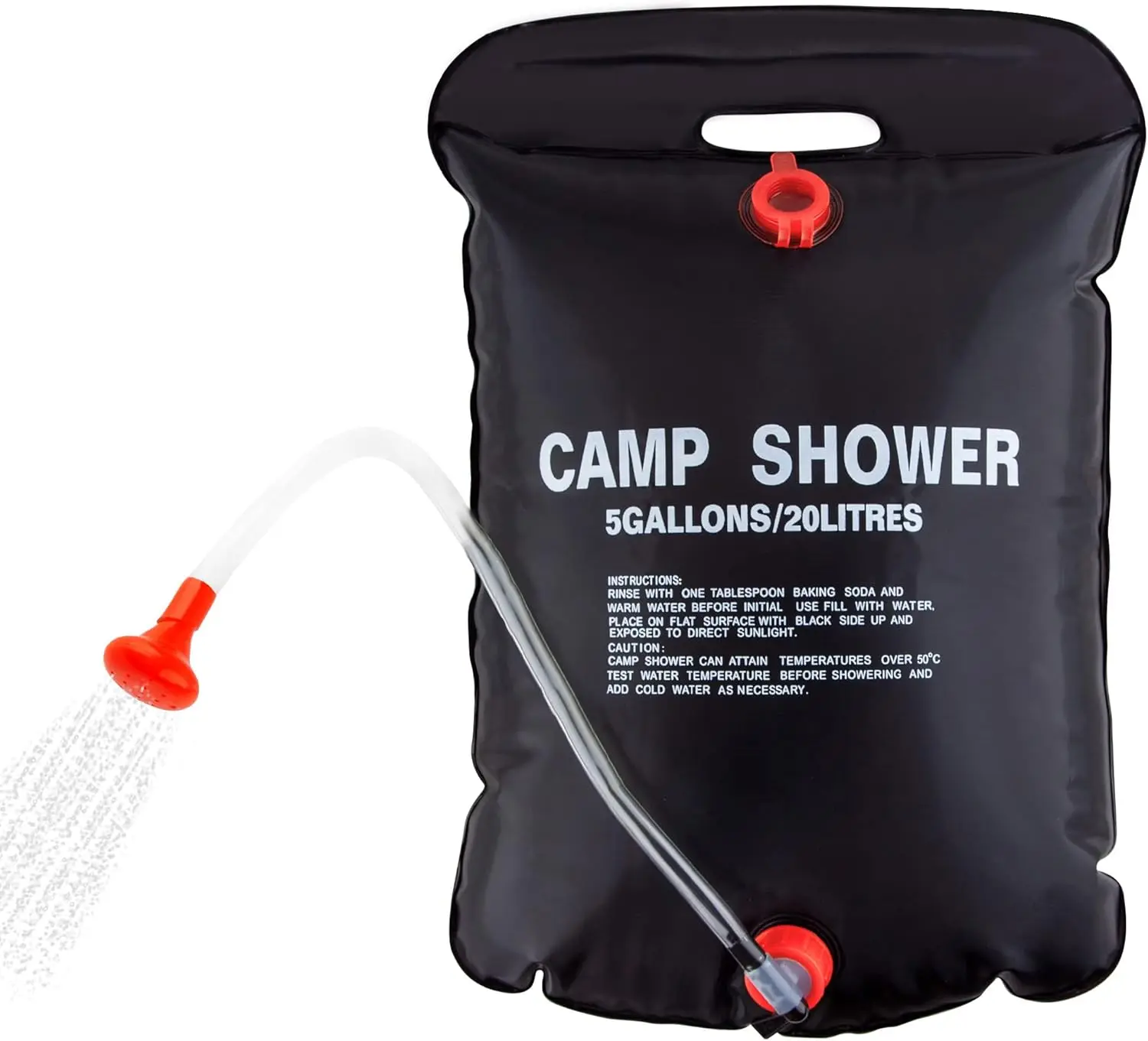 

STLF DZ WJW Advanced 5 Gallons Portable Solar Camping Shower Bag for Outdoor Traveling Hiking Summer Shower