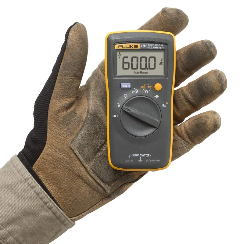 فلوك 101/101 +/101 عدة مقياس رقمي متعدد التيار المتناوب/تيار مستمر جهاز اختبار تردد مقاومة الجهد