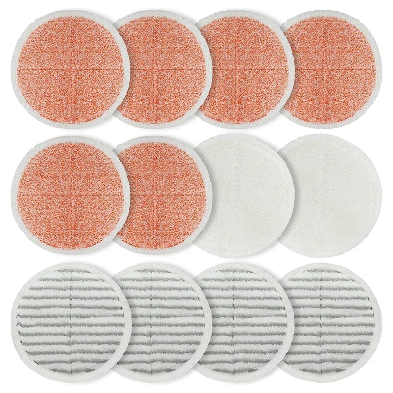 Mop Pads Soft Pads Parts Accessories For Bissell Spinwave 2039A 2124 2307 Heavy Scrub Pads 1611297 1611298