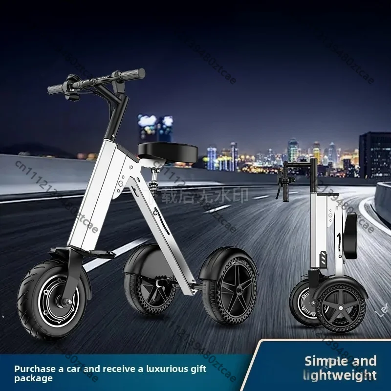 Foldable Ultra Light Portable Lithium Battery Electric Tricycle Mini Mobility Scooter for Adults Elderly